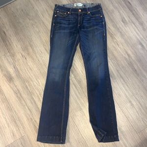 Like new, Ariat Extra long trouser jeans!